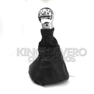 POMO CROMADO CON FUNDA DE PIEL - CHEVROLET CHEVY C2