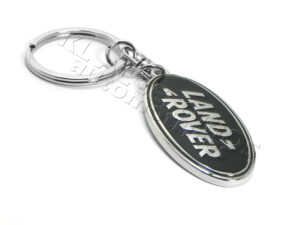 LLAVERO 3D LAND ROVER HECHO DE ALUMINIO CROMADO