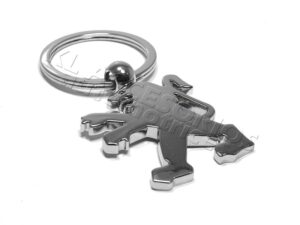 LLAVERO PEUGEOT LOGO CLASICO, DISEÑO 3D