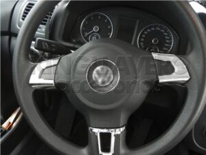 EMBELLECEDOR VOLANTE CROMADO - VOLKSWAGEN JETTA, VENTO, BORA, POLO