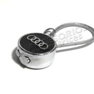 LLAVERO AUDI, CORREA DE ACERO PLASTIFICADO