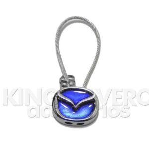 LLAVERO 3D CORREA ACERO - MAZDA