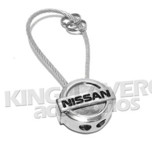LLAVERO NISSAN, CORREA DE ACERO PLASTIFICADO