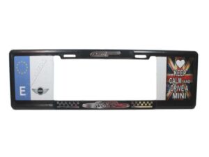 PORTAPLACAS EURO - MINI COOPER