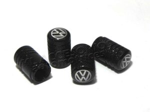JUEGO DE TAPAS AIRE LLANTA VOLKSWAGEN, ALUMINIO NEGRO, UNIVERSALES