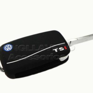 FUNDA SKIN PARA LLAVE DE NAVAJA VOLKSWAGEN TSI, TIGUAN, POLO, VENTO, JETTA