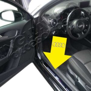 SET DE ESTRIBOS PUERTA LED MOVIMIENTO CONTINUO, AUDI VORSPRUNG DURCH TECHNIK, A1, A3, A4, A6, Q3, Q7, TT