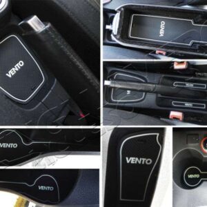 SET TAPETES CUBRE HUECOS, PORTA VASOS, VOLKSWAGEN VENTO, COMFORTLINE, ACTIVE, HIGHLINE