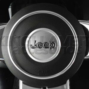 EMBELLECEDORES PARA CENTRO DE VOLANTE EN GRIS- JEEP, PATRIOT, COMPASS, WRANGLER, SAHARA