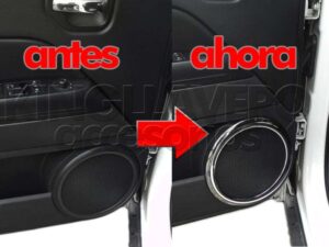 CUBIERTAS DE CROMO PARA BOCINAS - JEEP PATRIOT, COMPASS, WRANGLER, SAHARA