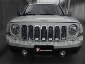 SET DE INSERTOS DE CROMO PARRILLA TIPO 4X4 - JEEP PATRIOT