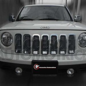 SET DE INSERTOS DE CROMO PARRILLA TIPO 4X4 - JEEP PATRIOT