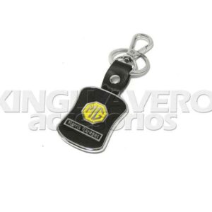 LLAVERO MORRIS GARAGE, ACABADO PIEL CON METAL