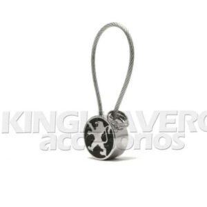 LLAVERO PEUGEOT, CORREA DE ACERO