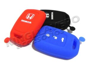 FUNDA SKIN NUEVA LLAVE HONDA 3 BOTONES CRV, CIVIC, CITY