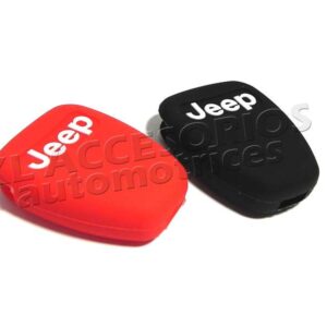 FUNDA SKIN DE SILICON PARA LLAVE JEEP PATRIOT, COMPASS, WRANGLER, COMMAND