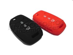 FUNDA SKIN PARA LLAVE DE NAVAJA 3 BOTONES KIA, RIO, FORTE, SPORTAGE
