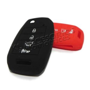 FUNDA SKIN LLAVE DE NAVAJA 4 BOTONES KIA, RIO, FORTE, SPORTAGE