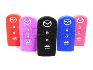 FUNDA SILICON PARA LLAVE DE PRESENCIA 3 BOTONES MAZDA 2, 3, 6, CX3, CX5