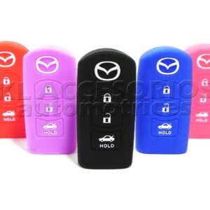 FUNDA SILICON PARA LLAVE DE PRESENCIA 3 BOTONES MAZDA 2, 3, 6, CX3, CX5