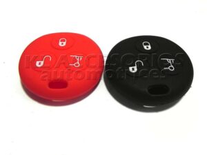 FUNDA SKIN DE SILICON PARA LLAVE SMART, 3 BOTONES, FORTWO, FORFOUR