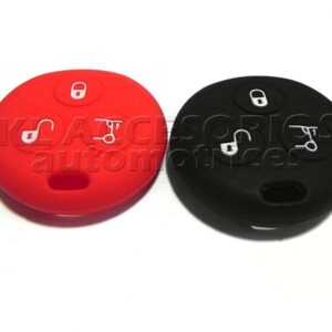 FUNDA SKIN DE SILICON PARA LLAVE SMART, 3 BOTONES, FORTWO, FORFOUR
