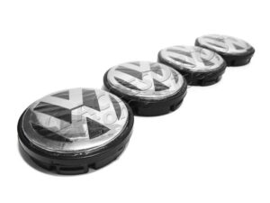 SET DE 4 TAPAS VOLKSWAGEN PARA CENTRO DE RIN 65 MM