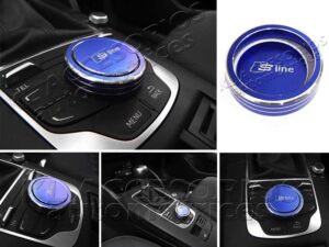 Embellecedor De Botón Para Consola Central Audi S Line