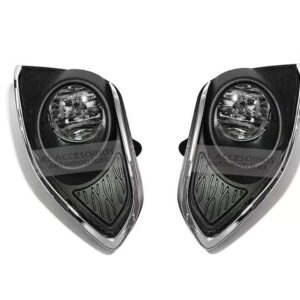 SET DE FAROS DE NIEBLA DEPORTIVO CON PARRILLA, CHEVROLET SPARK, CLASSIC, LT, LS