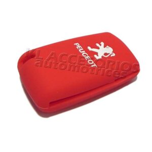 FUNDA SILICON DE LLAVE TIPO NAVAJA PEUGEOT, 206, 207, 306, 307
