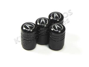 JUEGO DE TAPAS AIRE LLANTA, ACURA, ALUMINIO NEGRO, UNIVERSALES