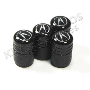 JUEGO DE TAPAS AIRE LLANTA, ACURA, ALUMINIO NEGRO, UNIVERSALES