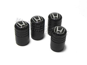 JUEGO DE TAPAS AIRE LLANTA, HONDA, ALUMINIO NEGRO, UNIVERSALES