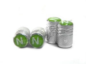 JUEGO DE TAPAS AIRE LLANTA, NITROGENO, N2, ALUMINIO, UNIVERSALES