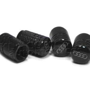 JUEGO DE TAPAS AIRE LLANTA, AUDI, ALUMINIO NEGRO, UNIVERSALES