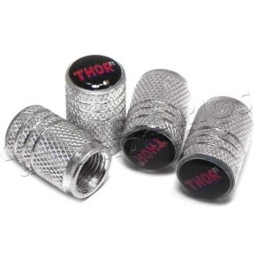 JUEGO DE TAPAS AIRE LLANTA, THOR RETRO, ALUMINIO, UNIVERSALES