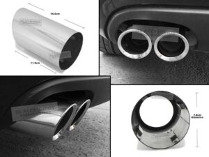 COLILLA TERMINAL CROMO PARA ESCAPE AUDI Q3, A4