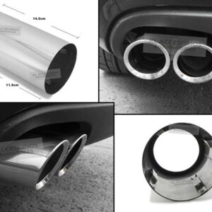 COLILLA TERMINAL CROMO PARA ESCAPE AUDI Q3, A4