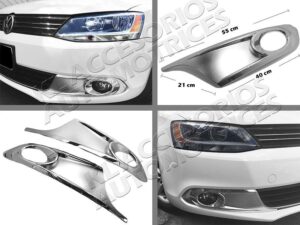 EMBELLECEDOR MARCO CROMO PARA FARO NIEBLA JETTA MK6, BICENTENARIO