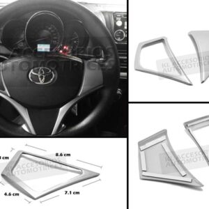 EMBELLECEDOR PARA VOLANTE SATINADO TOYOTA YARIS