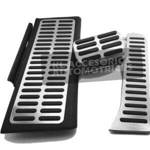 SET QUE INCLUYE CUBRE PEDALES Y POSAPIE COMPATIBLES CON VOLKSWAGEN JETTA MK6 Y PASSAT CC, FACIL INSTALACION, CUMPLE CON LAS ESPECIFICACIONES DEL VEHICULO, HECHO DE ALUMINIO CON PLASTICO VULCANIZADO.