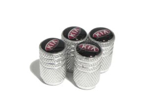 TAPAS VALVULA DE LLANTA CROMO KIA, SPORTAGE, PICANTO, FORTE, RIO, SOUL, KINGLLAVERO