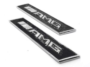 SET EMBLEMAS SALPICADERA OEM, AMG, MERCEDES BENZ, AFFALTERBACH