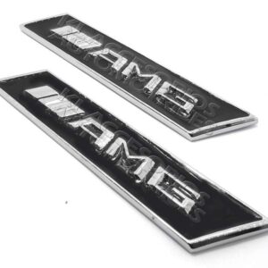 SET EMBLEMAS SALPICADERA OEM, AMG, MERCEDES BENZ, AFFALTERBACH
