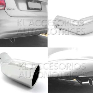 COLILLA, SALIDA DE ESCAPE, TUBO INCLINADO, RACING, TUNNING
