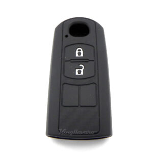 FUNDA SILICON LLAVE PROXIMIDAD TIPO FIBRA DE CARBONO MAZDA 3, CX-3, CX-5