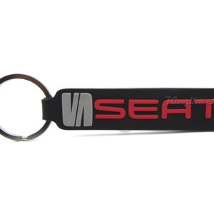 LLAVERO HECHO DE CAUCHO EDICION LIMITADA SEAT, DOBLE VISTA