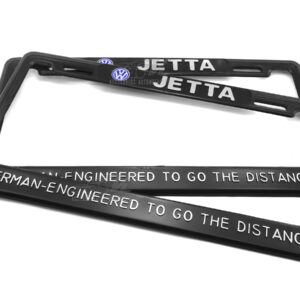 SET DE 2 MARCOS PORTAPLACAS VOLKSWAGEN JETTA, GERMAN ENGINEERED TO GO