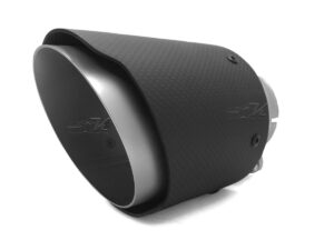 TERMINAL DE ESCAPE TIPO AKRAPOVIC FIBRA DE CARBONO, AUTOS, CAMIONETAS, 64 MM DIAMETRO