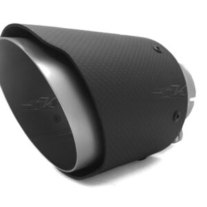 TERMINAL DE ESCAPE TIPO AKRAPOVIC FIBRA DE CARBONO, AUTOS, CAMIONETAS, 64 MM DIAMETRO